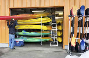 Storage Rack for paddles - canoe Kayak SUP