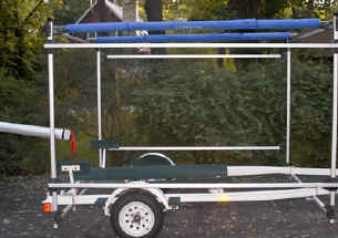 Seitech Trailer Conversion Racks for Small Sailboats, and other Boats