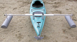 Stabilizer Floats on Small Cockpit Kayak