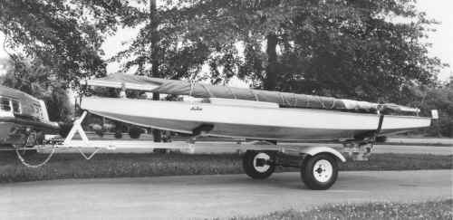 Trailex Model SUT-200 Trailer with Sunfish Sailboat