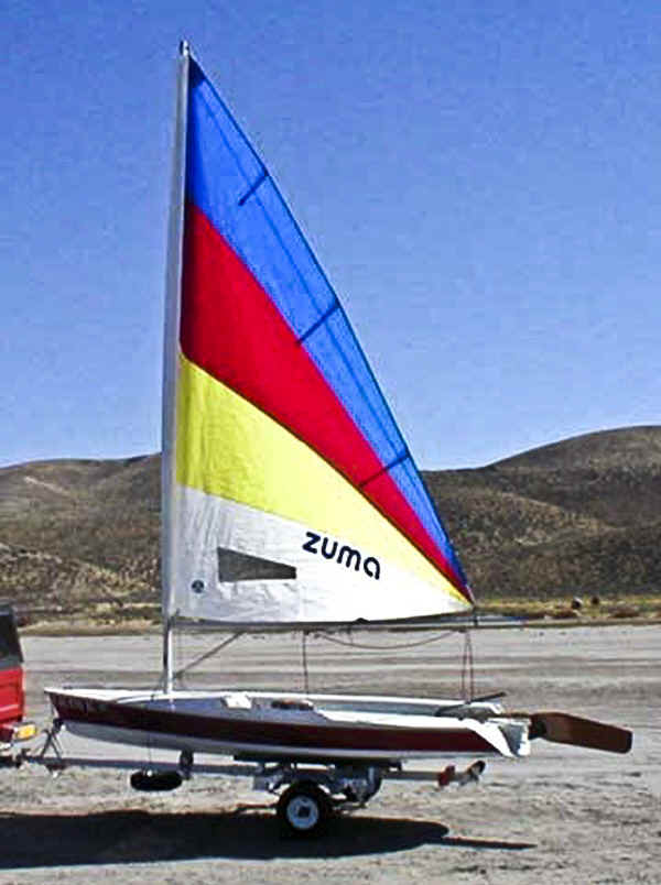 Trailex SUT-250-S Trailer with Zuma Sailboat